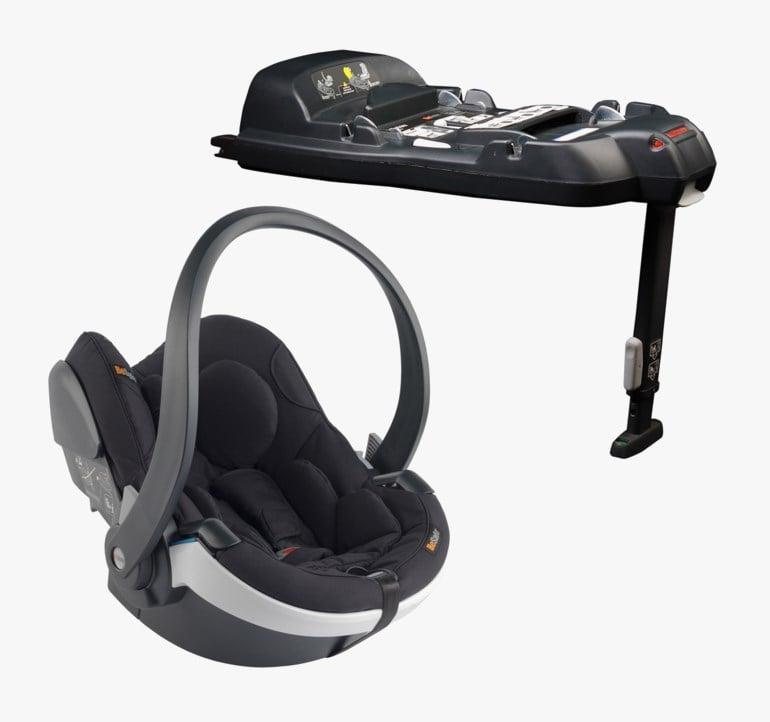 Baby car seat and ISOfix base